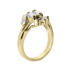 14K White Gold Ladies Diamond Ring 1.21ct -Urban Jewels Shop 14k gold ladies diamond ring 121ct p 29385 back yellow