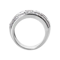 14K White Gold Ladies Diamond Ring 1.24ct 8.9mm -Urban Jewels Shop 14k gold ladies diamond ring 124ct p 29637 back white