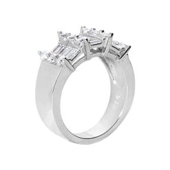 14K White Gold Ladies Diamond Ring 1.50ct 10.1mm -Urban Jewels Shop 14k gold ladies diamond ring 150ct p 29287 back white