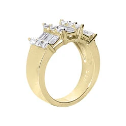 14K White Gold Ladies Diamond Ring 1.50ct 10.1mm -Urban Jewels Shop 14k gold ladies diamond ring 150ct p 29287 back yellow