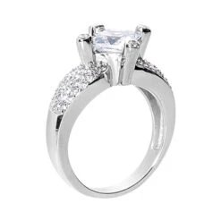 14K White Gold Ladies Diamond Ring 2.66ct -Urban Jewels Shop 14k gold ladies diamond ring 266ct p 29586 back white