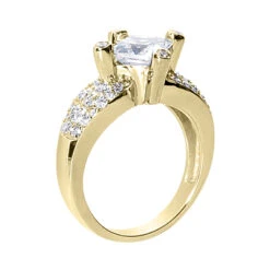 14K White Gold Ladies Diamond Ring 2.66ct -Urban Jewels Shop 14k gold ladies diamond ring 266ct p 29586 back yellow