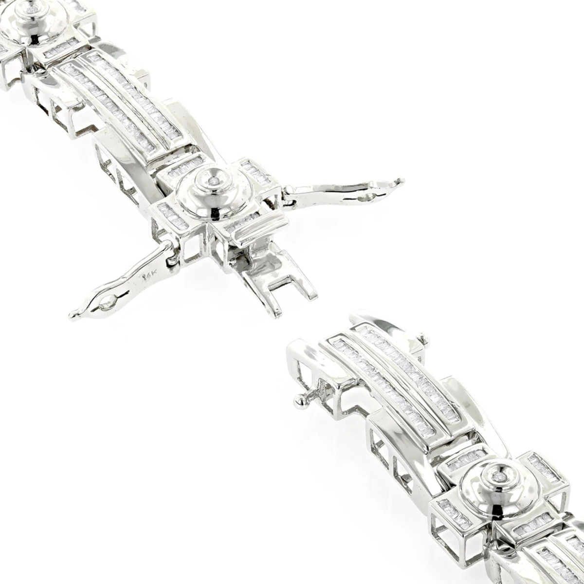 14K Yellow Gold Unique Diamond Bracelet For Men 4.5ct 5 14K Yellow Gold Unique Diamond Bracelet For Men 4.5ct - Image 5