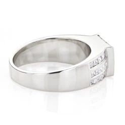 14K White Gold Princess Cut Diamond Ring 1.75ct Unique Wedding Band 9 14K White Gold Princess Cut Diamond Ring 1.75ct Unique Wedding Band -Urban Jewels Shop 14k gold princess cut diamond ring 185ct unique wedding band backwh