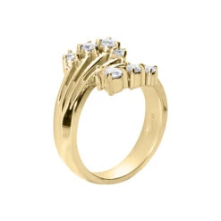 14K White Gold Right Hand Diamond Ladies Ring 0.42ct 7 14K White Gold Right Hand Diamond Ladies Ring 0.42ct -Urban Jewels Shop 14k gold right hand diamond ladies ring 042ct p 29813 back yellow