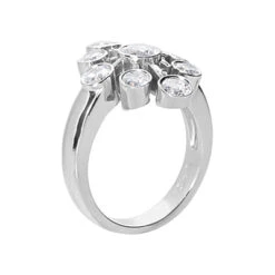 14K White Gold Right Hand Diamond Ladies Ring 0.75ct -Urban Jewels Shop 14k gold right hand diamond ladies ring 075ct p 29718 back white