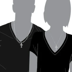 14K White Gold Round Diamond Cross Necklace 0.70ct 14 14K White Gold Round Diamond Cross Necklace 0.70ct -Urban Jewels Shop 14k gold round diamond cross necklace 070ct p 26525 bodwh