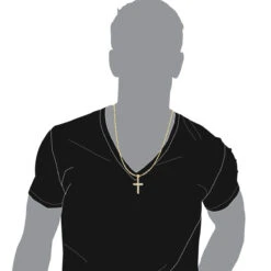 14K White Gold Round Diamond Cross Necklace 1.36ct -Urban Jewels Shop 14k gold round diamond cross necklace 136ct p 26526 bodye