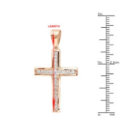 14K White Gold Round Diamond Cross Necklace 1.36ct -Urban Jewels Shop 14k gold round diamond cross necklace 136ct p 26526 rulerro