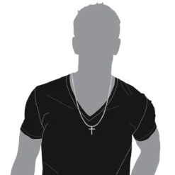 14K White Gold Round Diamond Cross Pendant 1.38ct -Urban Jewels Shop 14k gold round diamond cross pendant 138ct p 6570 bodwh