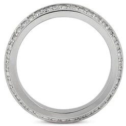 14K White Gold 2 Row Round Diamond Eternity Band 0.80ct -Urban Jewels Shop 14k gold round diamond eternity band 080ct p 24859 additional white