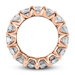 14K White Gold Round Diamond Eternity Band 6.75ct 15 14K White Gold Round Diamond Eternity Band 6.75ct -Urban Jewels Shop 14k gold round diamond eternity band 675ct p 24826 additional rose