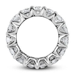 14K White Gold Round Diamond Eternity Band 6.75ct 17 14K White Gold Round Diamond Eternity Band 6.75ct -Urban Jewels Shop 14k gold round diamond eternity band 675ct p 24826 additional white