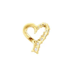 14K Yellow Gold Round Diamond Floating Heart Pendant 0.25ct -Urban Jewels Shop 14k gold round diamond floating heart pendant 025ct p 27715 backye 20191215