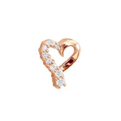 14K Yellow Gold Round Diamond Floating Heart Pendant 0.25ct -Urban Jewels Shop 14k gold round diamond floating heart pendant 025ct p 27715 ro 20191215