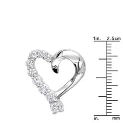 14K White Gold Round Diamond Floating Heart Pendant 1.50ct 10 14K White Gold Round Diamond Floating Heart Pendant 1.50ct -Urban Jewels Shop 14k gold round diamond floating heart pendant 150ct p 27717 rulerwh