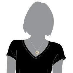 14K Yellow Gold Round Diamond Heart Necklace 2.64ct 9 14K Yellow Gold Round Diamond Heart Necklace 2.64ct -Urban Jewels Shop 14k gold round diamond heart necklace 264ct p 27747 bodye