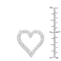 14K White Gold Round Diamond Heart Pendant 3.60ct 29mm 15 14K White Gold Round Diamond Heart Pendant 3.60ct 29mm -Urban Jewels Shop 14k gold round diamond heart pendant 360ct p 27692 rulerwh