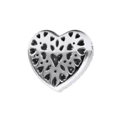 14K White Gold Round Diamond Pave Heart Pendant 1.21ct -Urban Jewels Shop 14k gold round diamond pave heart pendant 121ct p 27788 backwh