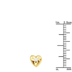 14K Yellow Gold Round Diamond Puffed Heart Pendant 0.03ct 9 14K Yellow Gold Round Diamond Puffed Heart Pendant 0.03ct -Urban Jewels Shop 14k gold round diamond puffed heart pendant 003ct p 27707 rulerye
