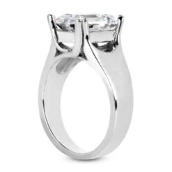 14K White Gold Solitaire Engagement Ring 0.25ct 3.96mm -Urban Jewels Shop 14k gold solitaire engagement ring 025ct p 23217 back white 20220426