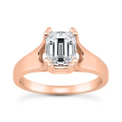 14K White Gold Solitaire Engagement Ring 0.25ct 3.96mm -Urban Jewels Shop 14k gold solitaire engagement ring 025ct p 23217 rose 20220426