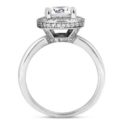 14K White Gold Unique Diamond Engagement Ring 0.82ct 2.75mm -Urban Jewels Shop 14k gold unique diamond engagement ring 082ct p 24054 additional white