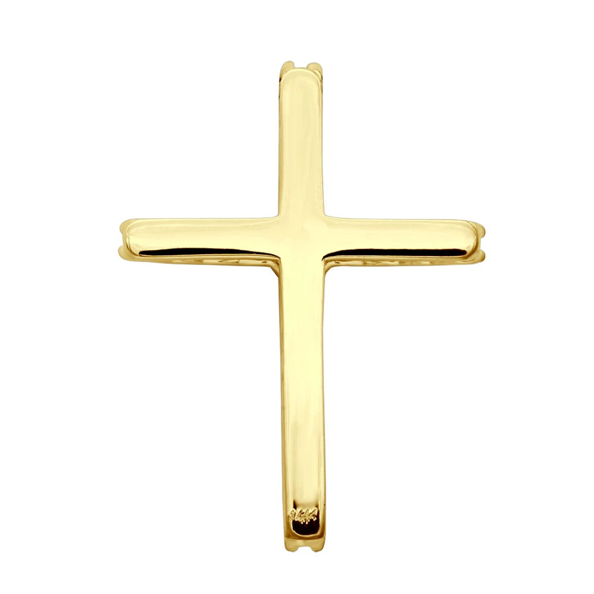 14K White Gold VS Diamond Cross Pendant For Men & Women 1.6Ct 5 14K White Gold VS Diamond Cross Pendant For Men & Women 1.6Ct - Image 5