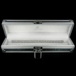 14K White Gold Women's Diamond Bracelet 2.49ct -Urban Jewels Shop 14k gold womens diamond bracelet 249ct p 5719box