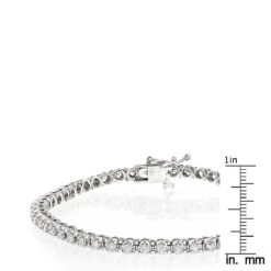 14K White Gold Women's Round Diamond Tennis Bracelet 1.80ct 11 14K White Gold Women's Round Diamond Tennis Bracelet 1.80ct -Urban Jewels Shop 14k gold womens round diamond tennis bracelet 180ct p 5825 rulerwh