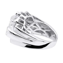 14K White Gold Men's Designer Diamond Ring Princess Round 2.16ct 11 14K White Gold Men's Designer Diamond Ring Princess Round 2.16ct -Urban Jewels Shop 14k mens designer diamond ring princess round 216ct p 6340 backwh