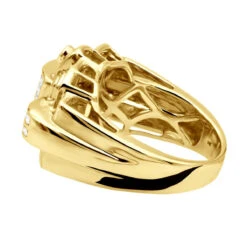 14K White Gold Men's Designer Diamond Ring Princess Round 2.16ct 12 14K White Gold Men's Designer Diamond Ring Princess Round 2.16ct -Urban Jewels Shop 14k mens designer diamond ring princess round 216ct p 6340 backye