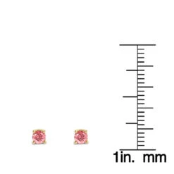 14K Yellow Gold Pink Diamond Stud Earrings 0.2ct -Urban Jewels Shop 14k pink diamond stud earrings 020ct p 35699 rulerye