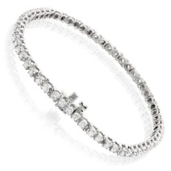 Round Diamond Women's Tennis Bracelet 14K White Gold 1 1/2ct 9 Round Diamond Women's Tennis Bracelet 14K White Gold 1 1/2ct -Urban Jewels Shop 14k round diamond tennis bracelet 14k gold 1 12ct p 22290 backwh