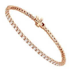 14K White Gold Round Diamond Tennis Bracelet For Women 3.55ct With 4 Prong Setting 14 14K White Gold Round Diamond Tennis Bracelet For Women 3.55ct With 4 Prong Setting -Urban Jewels Shop 14k round diamond tennis bracelet 355ct p 22423 ro