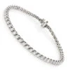 Round G VS Diamond Tennis Bracelet 4.4ct 14K White Gold