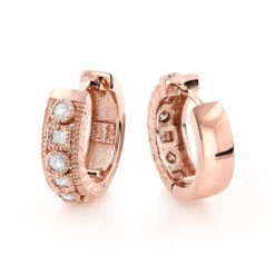 14K White Gold Unique Huggie Diamond Earrings 0.77ct 7 14K White Gold Unique Huggie Diamond Earrings 0.77ct -Urban Jewels Shop 14k unique huggie diamond earrings 077ct p 22348 ro