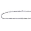 14K White Gold Cable Chain 20in-40in Long 3mm Wide