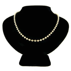 Men's 14K Yellow Gold Moon Cut Bead Chain 5mm 22-40in 12 Men's 14K Yellow Gold Moon Cut Bead Chain 5mm 22-40in -Urban Jewels Shop 14k white gold moon cut bead chain 5mm 22 40in bodye