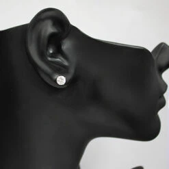 14K White Gold Round Diamond Stud Earrings 1.75ct -Urban Jewels Shop 14k white gold round diamond stud earrings 175ct p 5630bod