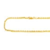 14K Yellow Gold Cable Chain For Men 20-40in 2mm