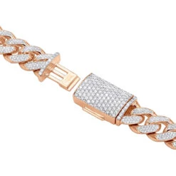 15 Carats Real Diamond Cuban Link Chain Choker Necklace 14K Yellow Gold 12mm Wide -Urban Jewels Shop 15 carats real diamond cuban link chain choker necklace real 14k gold 12mm wide 000938 backro