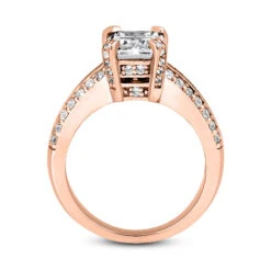 18K White Gold Diamond Engagement Ring 1.17ct 4.7mm -Urban Jewels Shop 18k gold diamond engagement ring 117ct p 34702 additional rose