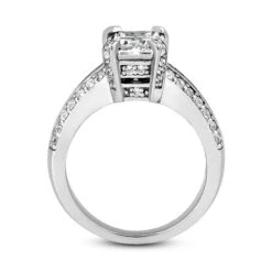 18K White Gold Diamond Engagement Ring 1.17ct 4.7mm -Urban Jewels Shop 18k gold diamond engagement ring 117ct p 34702 additional white