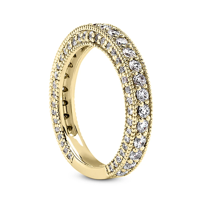 Ultra Thin 18K White Gold Diamond Engagement Wedding Ring 0.95ct 5 Ultra Thin 18K White Gold Diamond Engagement Wedding Ring 0.95ct - Image 5