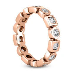 18K White Gold Diamond Eternity Band 1.12ct -Urban Jewels Shop 18k gold diamond eternity band 112ct p 30380 back rose 20220426