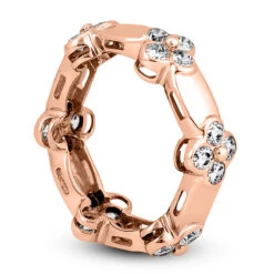 18K White Gold Diamond Eternity Band 1.20ct 7mm -Urban Jewels Shop 18k gold diamond eternity band 120ct p 30583 back rose 20220426