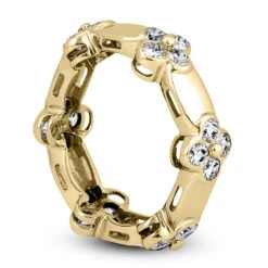 18K White Gold Diamond Eternity Band 1.20ct 7mm -Urban Jewels Shop 18k gold diamond eternity band 120ct p 30583 back yellow 20220426