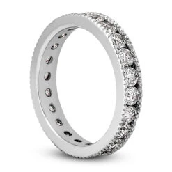 Thin 18K White Gold Diamond Eternity Band 1.54ct 12 Thin 18K White Gold Diamond Eternity Band 1.54ct -Urban Jewels Shop 18k gold diamond eternity band 154ct p 30446 back white 20220426