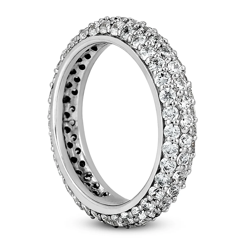 18K White Gold Diamond Eternity Band 1.70ct 4 18K White Gold Diamond Eternity Band 1.70ct - Image 4